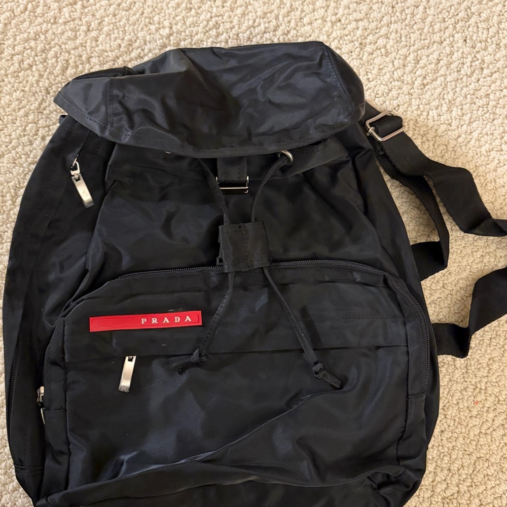 Prada Black Backpack - image 1